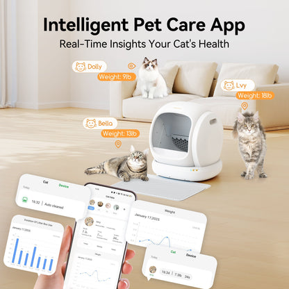 Meowant Self-Cleaning Cat Litter Box - MW-SC02