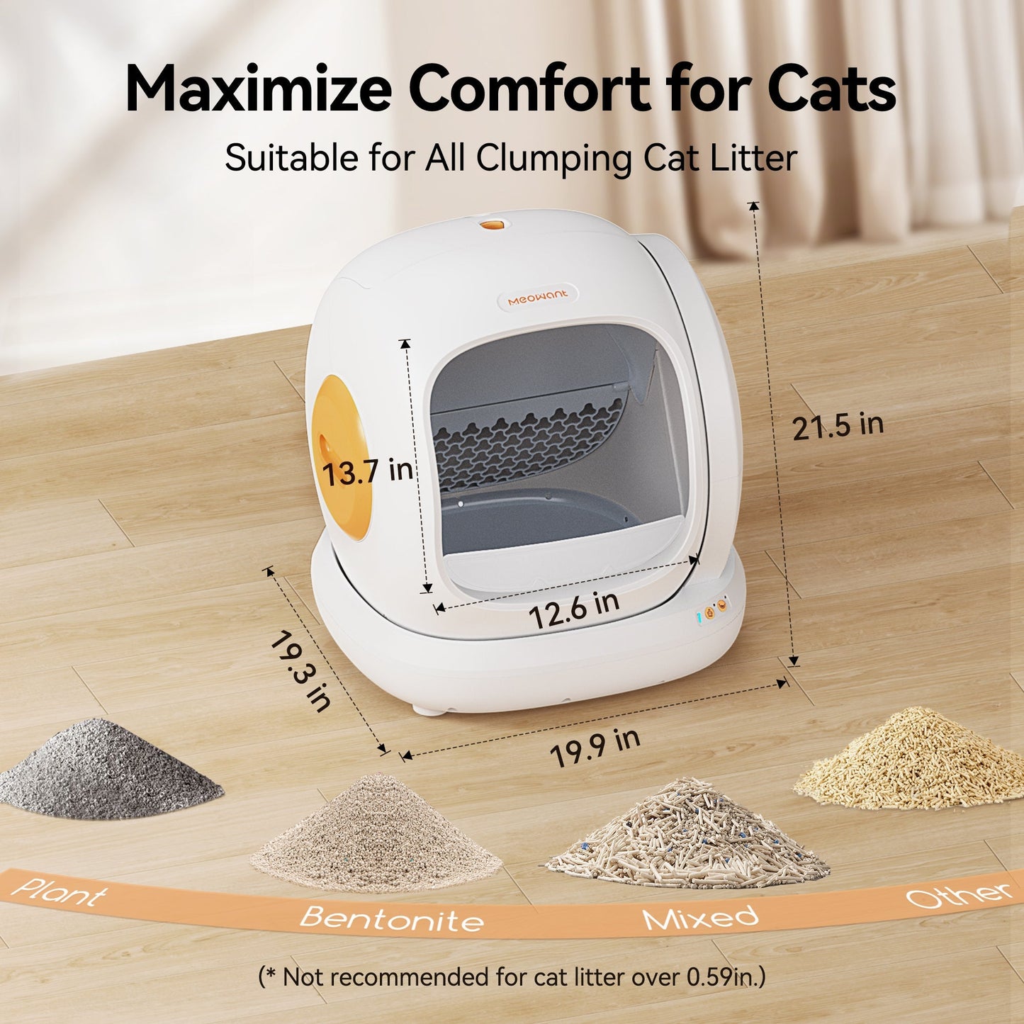 Meowant Self-Cleaning Cat Litter Box - MW-SC02